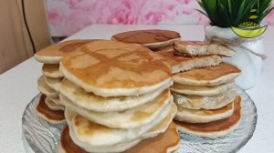 Банановые панкейки. Слишком ПРОСТО! НЕЖНЫЕ Банановые Оладьи к ЗАВТРАКУ к ЧАЮ.