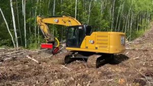 Seppi BMS 150 и экскаватор CAT 320