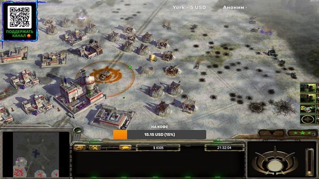 Битва с двумя безумными противниками [Generals Zero Hour] | Инв?