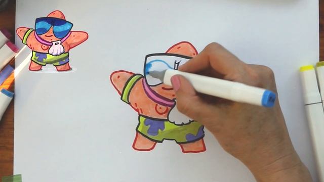 Как нарисовать  Баззтрика (Buzztrick) из игры Brawl Stars