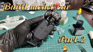 Сборка Volkswagen Beetle Cabrio 1/24. Часть 2.