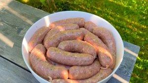 Колбаски с кинзой