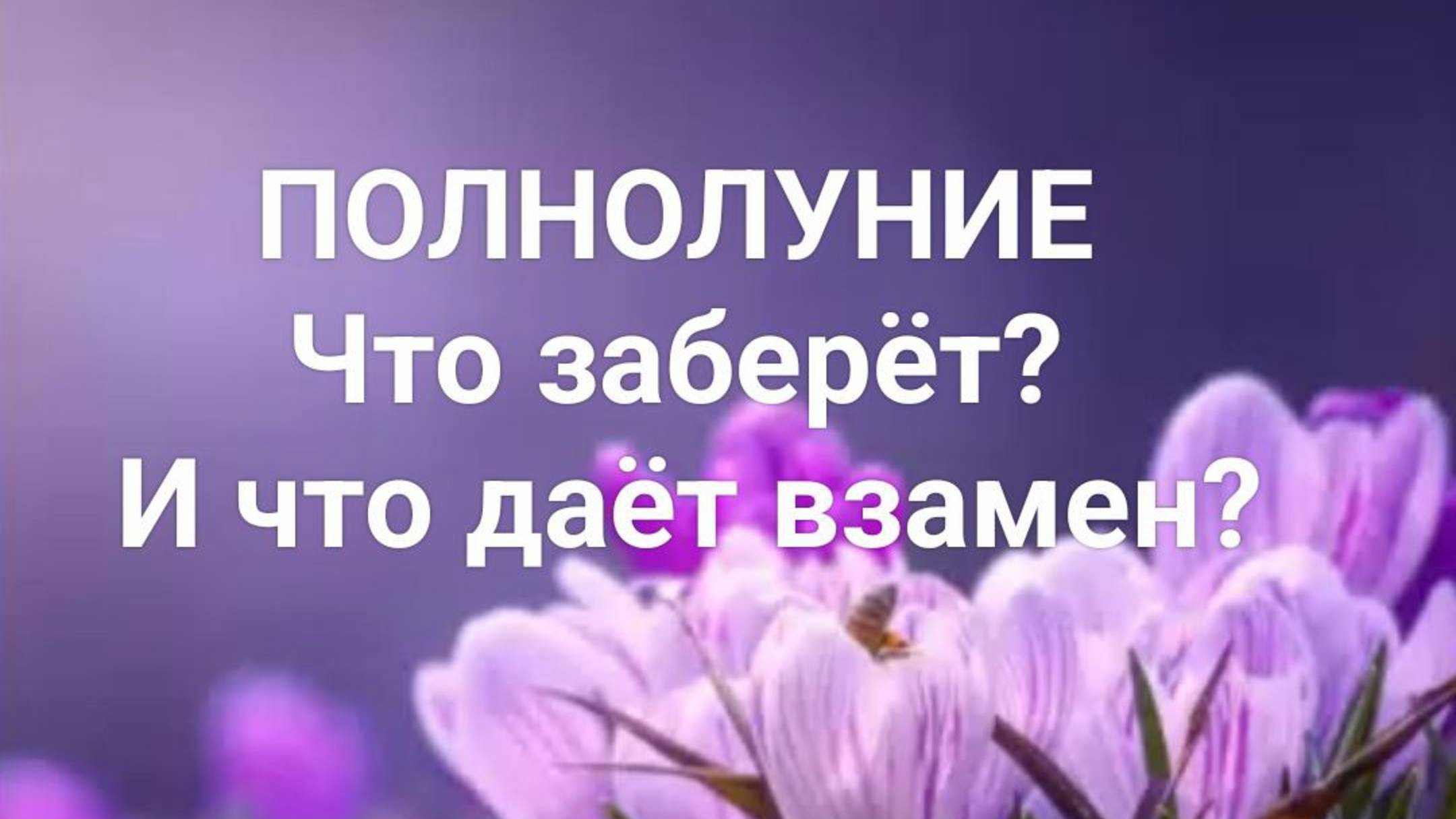 🪷 ПОЛНОЛУНИЕ. Что заберёт? И что даёт взамен?🗝️