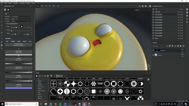 Level 2- Texturing a Stylized Egg in a Frying Pan (So fun!) - Stylized Station's Crafting Hall