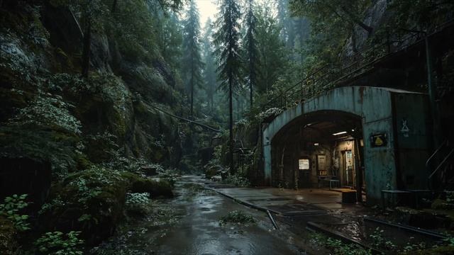 Abandoned SCP Base ｜ Dark Ambient Rain Music