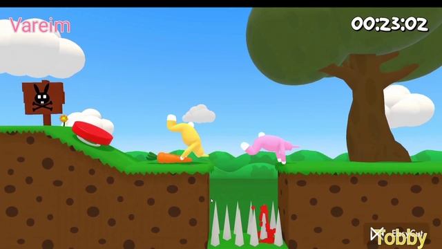 Два генія проходять Super bunny man│Super bunny man смотреть онлайн