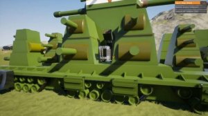 ПРОКАЧАЛ КВ 1level ДО 100 level В Brick rigs! ЭВОЛЮЦИЯ ДО КВ-44!!!ТЭСТ