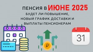 Когда выплатят Пенсию в Июне 2025 новый график выплат