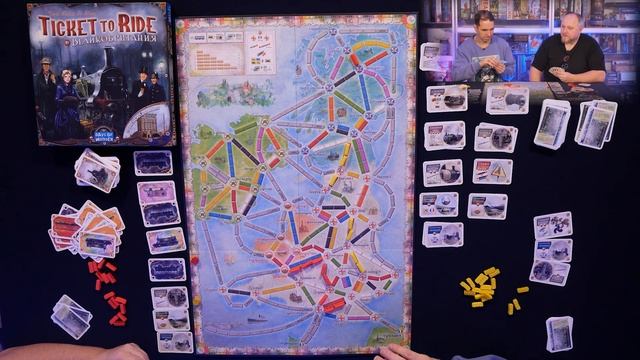 Играем в TICKET TO RIDE ВЕЛИКОБРИТАНИЯ смотреть онлайн