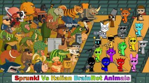 ИТАЛЬЯНСКИЕ МЕМЫ против СПРУНКИ - СРАЖЕНИЕ| Sprunki мультфильм