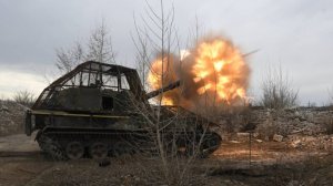 Российская артиллерия уничтожает позиции ВСУ. Лучшее видео из зоны СВО