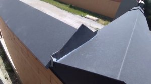 Жестяные работы. Крышка на забор.