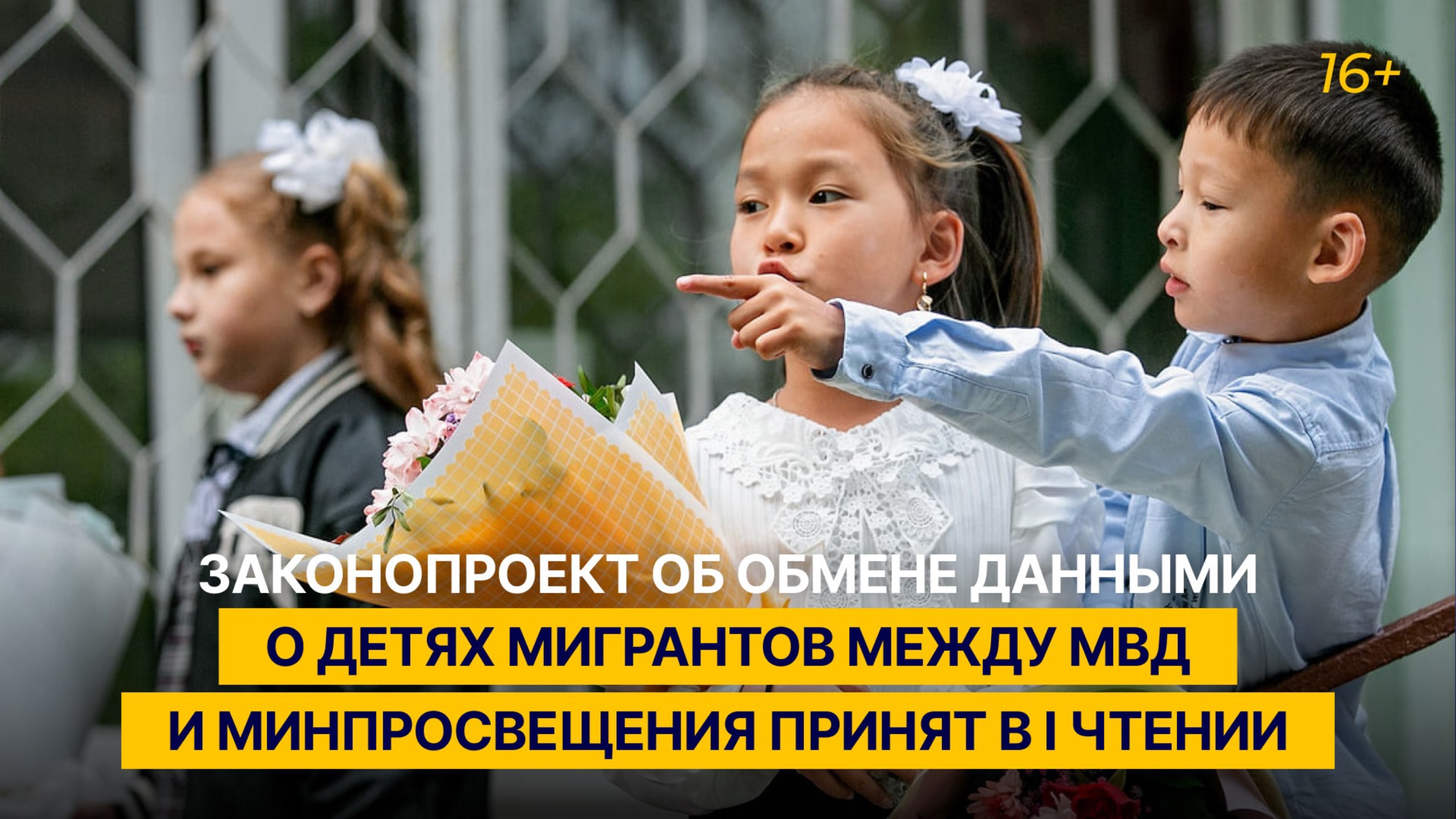 Законопроект об обмене данными о детях мигрантов между МВД и Минпросвещения принят в I чтении