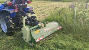 косим деревья и бурьян мульчером