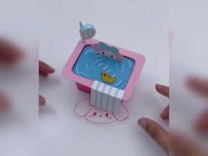 Идеи миниатюры из бумаги! Играть ребенку! Оригами поделки своими руками!