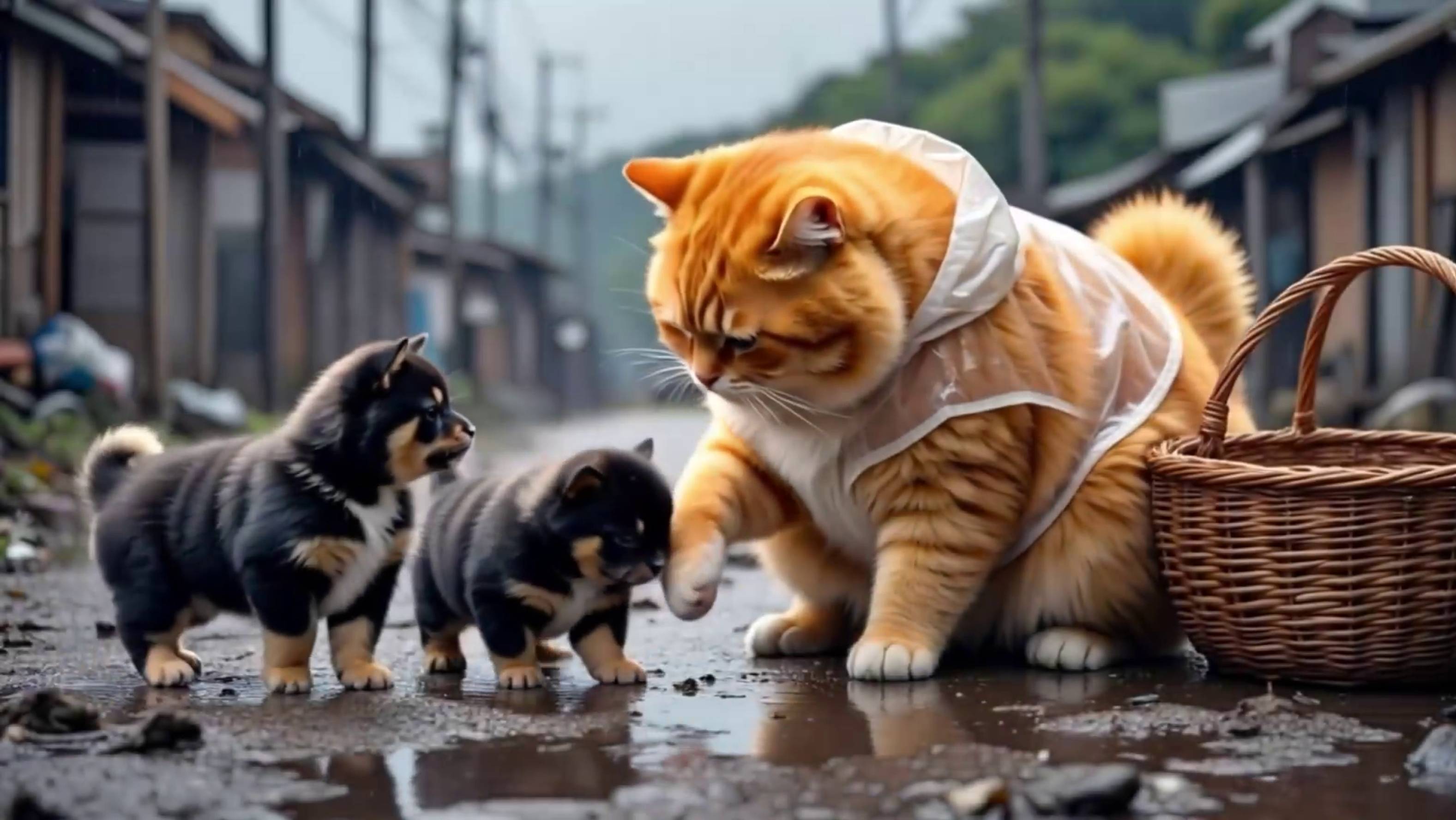 Котик и Хаски