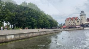 Вид на Калининград с катера .Июнь 2025
