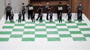 Наш шахматный стол и технология хромакей. Изящный оммаж, от нас, к фильму "Звездные войны - 4".