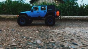 RC Jeep Wrangler JK Rubicon Full Custom Hobbywing Fusion SE system.