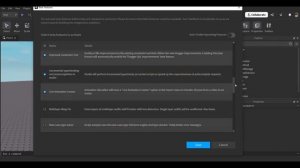 Как вернуть старое меню в Roblox Studio.