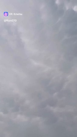 Зефирные облака перед грозой.