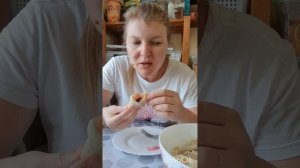 Мукбанг. Вареники с вишней🍒