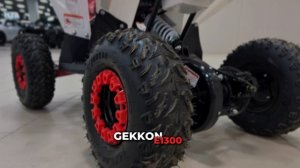 Детский электрический квадроцикл MOTAX GEKKON E1300 красный-белый-красный