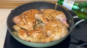 Вкусная Курица на сковороде за 30 минут картошка Вкусный и Простой рецепт Ужина без возни