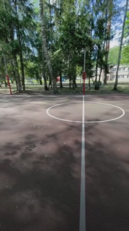Разметка поля в детском лагере