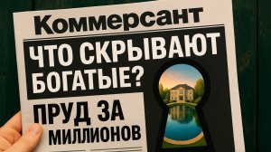 Пруд по цене новой BMW! Глупость, понты или инженерный шедевр?