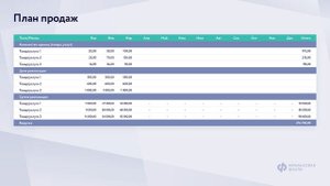 Структура Бюджета проекта. Расчет бюджета продаж и выручки