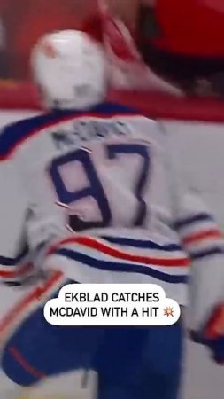 Connor McDavid Gets BLASTED By Aaron Ekblad