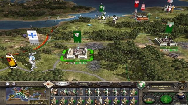 Medieval II: Total War - Милан. (HARD) Финансовое благополучие. 11 се? смотреть онлайн