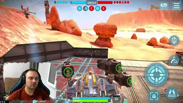 TENEKE любит бить часть 1 ○ Robot Warfare Геймплей