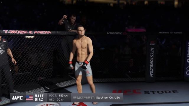 UFC 3 Комбинированный вес легкий вес десятый бой между Na