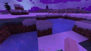 нашёл снежный блок травы в майнкрафте