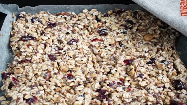 Батончики мюсли с орехами
