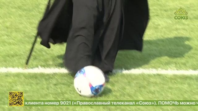 Футбольный матч между командами Санкт-Петербургской епархии и Государственным Университетом