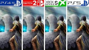 Hogwarts Legacy - Сравнение графики на Switch 2, PS4 Pro, Xbox Series S и ПК