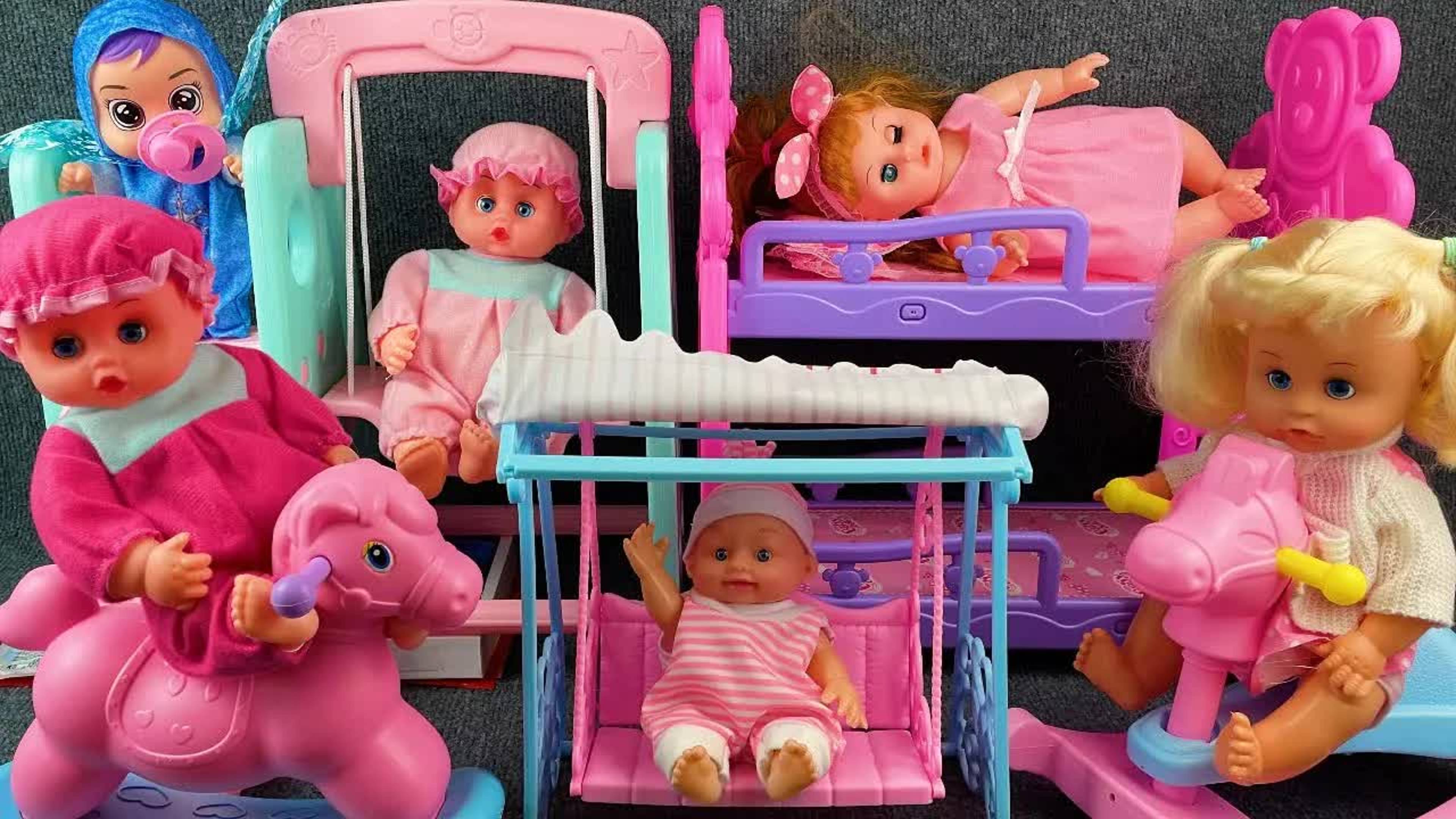 Мультфильм для детей и малышей
 Залипательное видео. Игрушки куклы