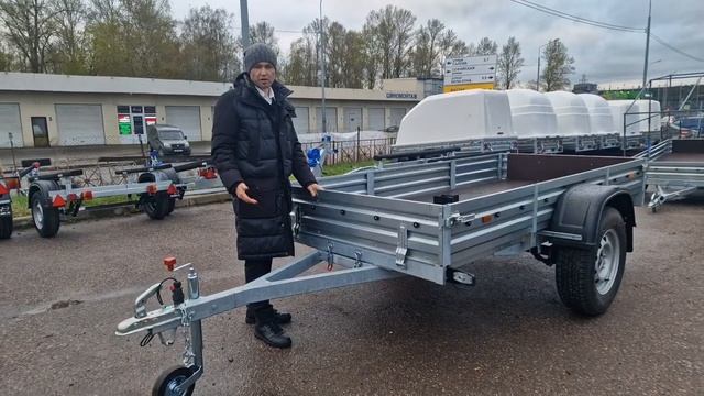 Легковой прицеп МЗСА 817711.025 300х137см, off road, R16, подвеска 1300 кг. Видео обзор Трейли смотреть онлайн
