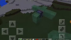 Как сделать работающий самолёт в Minecraft pe 1.2.0