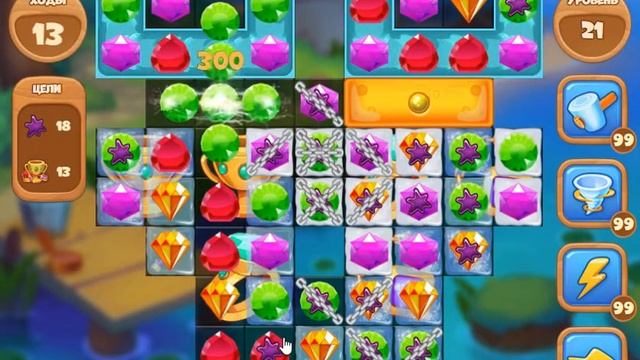 Полный Улов 21 уровень [Сокровища Пиратов бонусный мир] смотреть онлайн