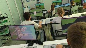 Сделали игру "гонки" на Kodu game lab
