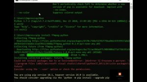 Настройка PIP Python в консоле/терминале CMD