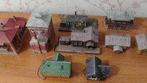 Освещение макетов зданий