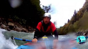 На САПе по горной реке. Сплав по Лабе | WW SUP. Paddleboard @Mamont