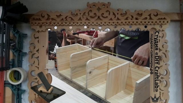 Столярные работы – полка из дерева своими руками / Сувенир-подарок из дерева в Хабаровске