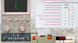 Исследование вынужденных колебаний в колебательном контуре