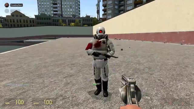 Играю в Garry's Mod и сражаемся вместе с @diamond2457 против комб смотреть онлайн